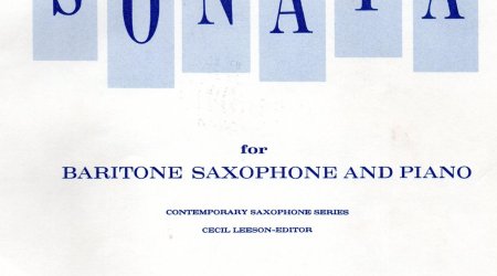 SONATA Op. 6, Garland Anderson