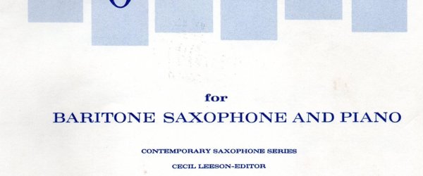 SONATA Op. 6, Garland Anderson